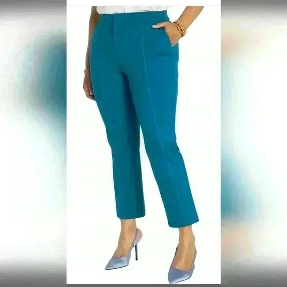 Eloquii 9-to-5 Black Stretch Slim Leg Pants Size 18R - Picture 3 of 15